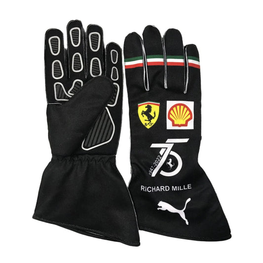 2022 Charles Leclerc Racing Gloves Team F1 Ferrari Kartx Gear