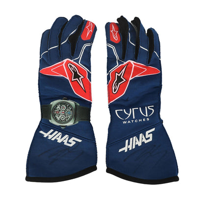 2022 Kevin Magnussen Race Gloves Team F1 Haas Kartx Gear