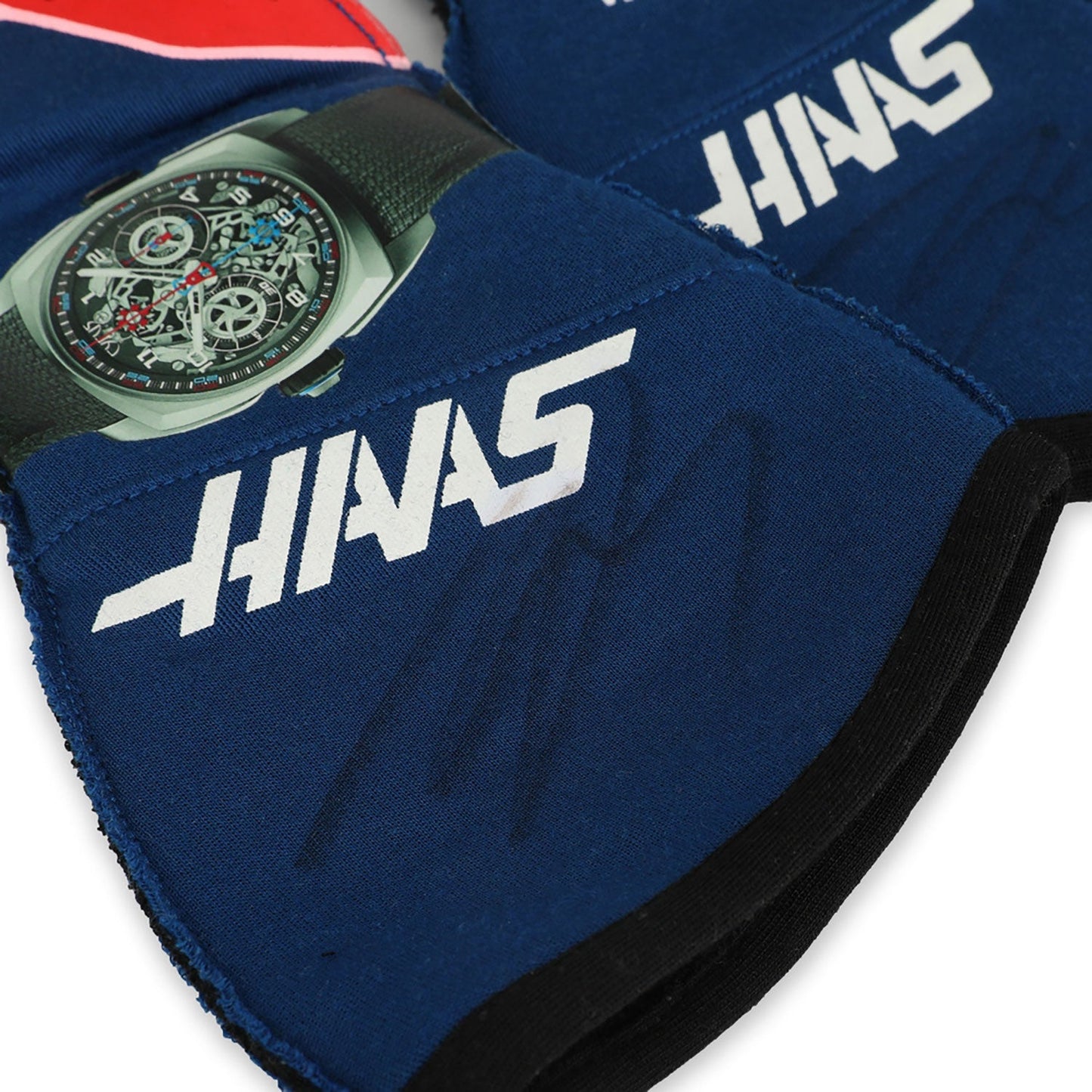 2022 Kevin Magnussen Race Gloves Team F1 Haas