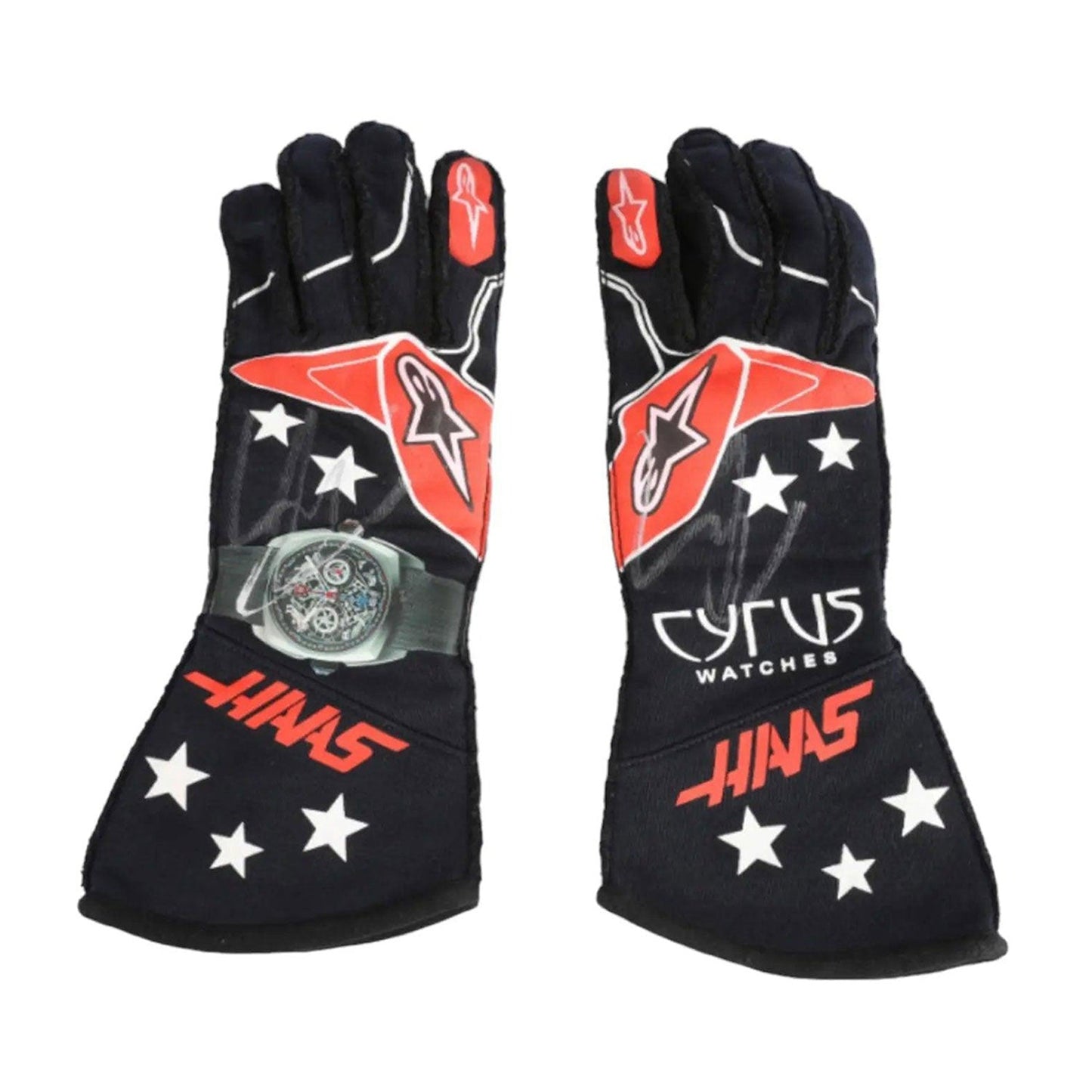 2022 Kevin Magnussen Racing Gloves Team F1 Haas Kartx Gear