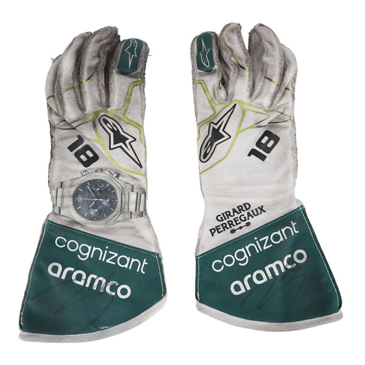 2022 Lance Stroll Dutch GP Racing Gloves Team F1 Aston Martin Kartx Gear