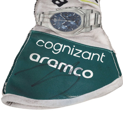 2022 Lance Stroll Dutch GP Racing Gloves Team F1 Aston Martin