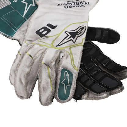 2022 Lance Stroll Dutch GP Racing Gloves Team F1 Aston Martin