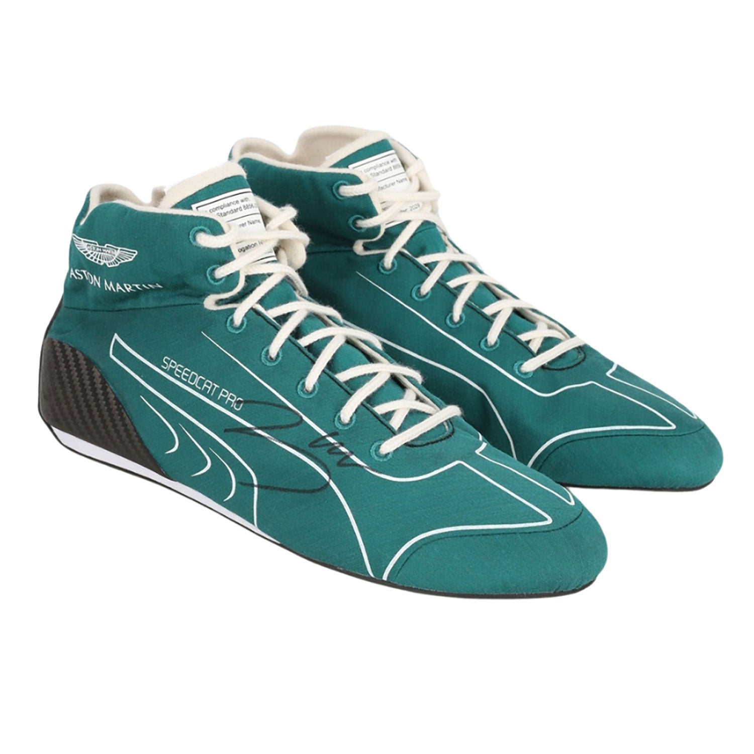 2022 Lance Stroll Dutch GP Racing Shoes Team F1 Aston Martin Kartx Gear
