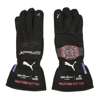 2022 Valtteri Bottas British GP Racing Gloves Team F1 Mercedes Kartx Gear