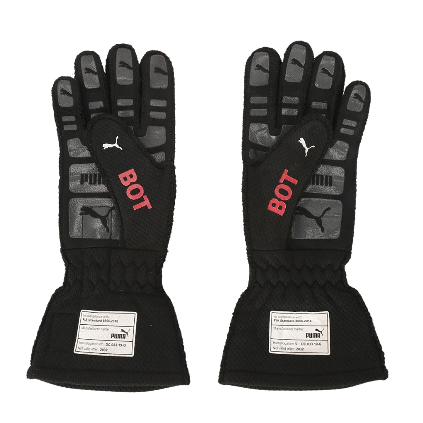 2022 Valtteri Bottas British GP Racing Gloves Team F1 Mercedes
