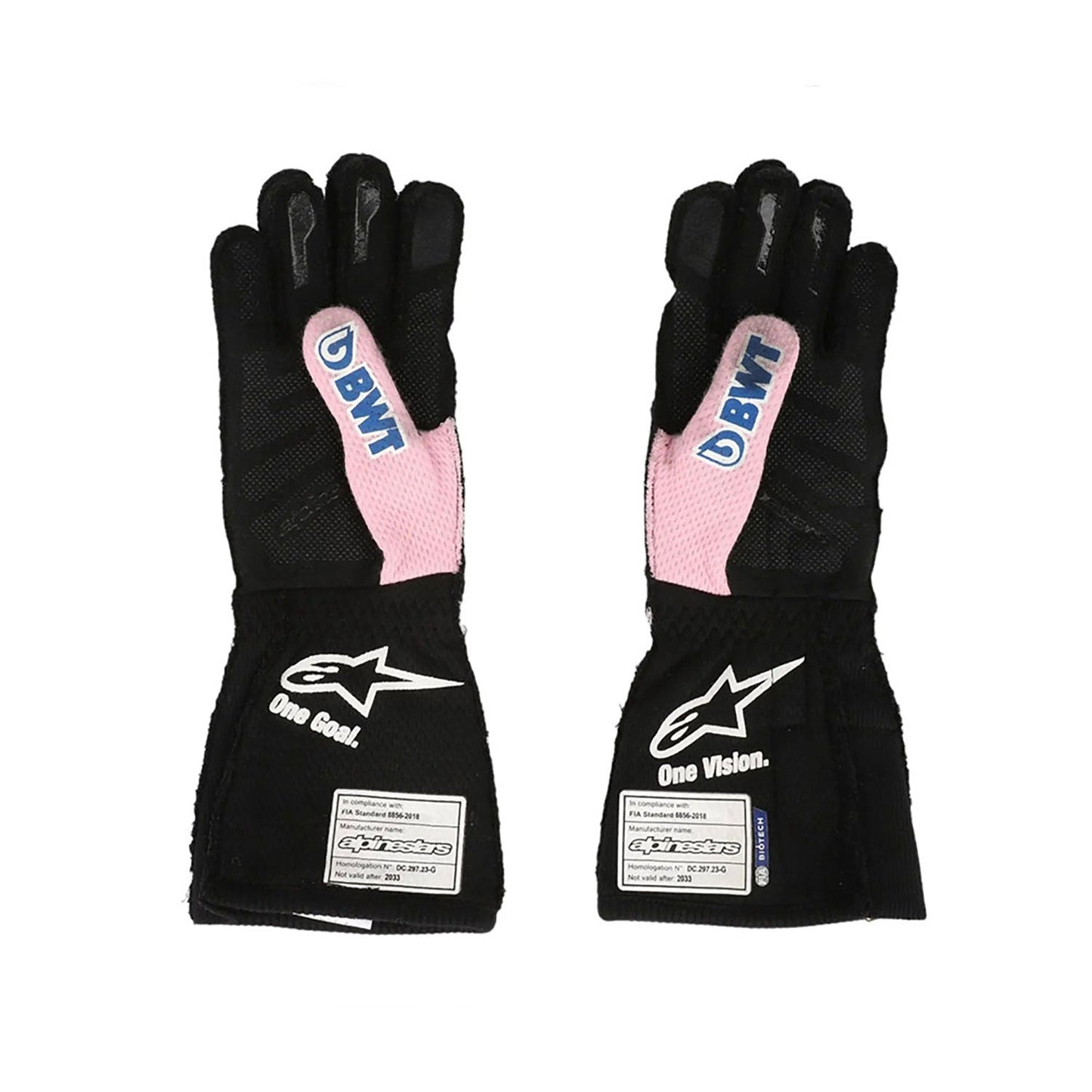 2023 Esteban Ocon Miami GP Racing Gloves Team F1 BWT Alpine