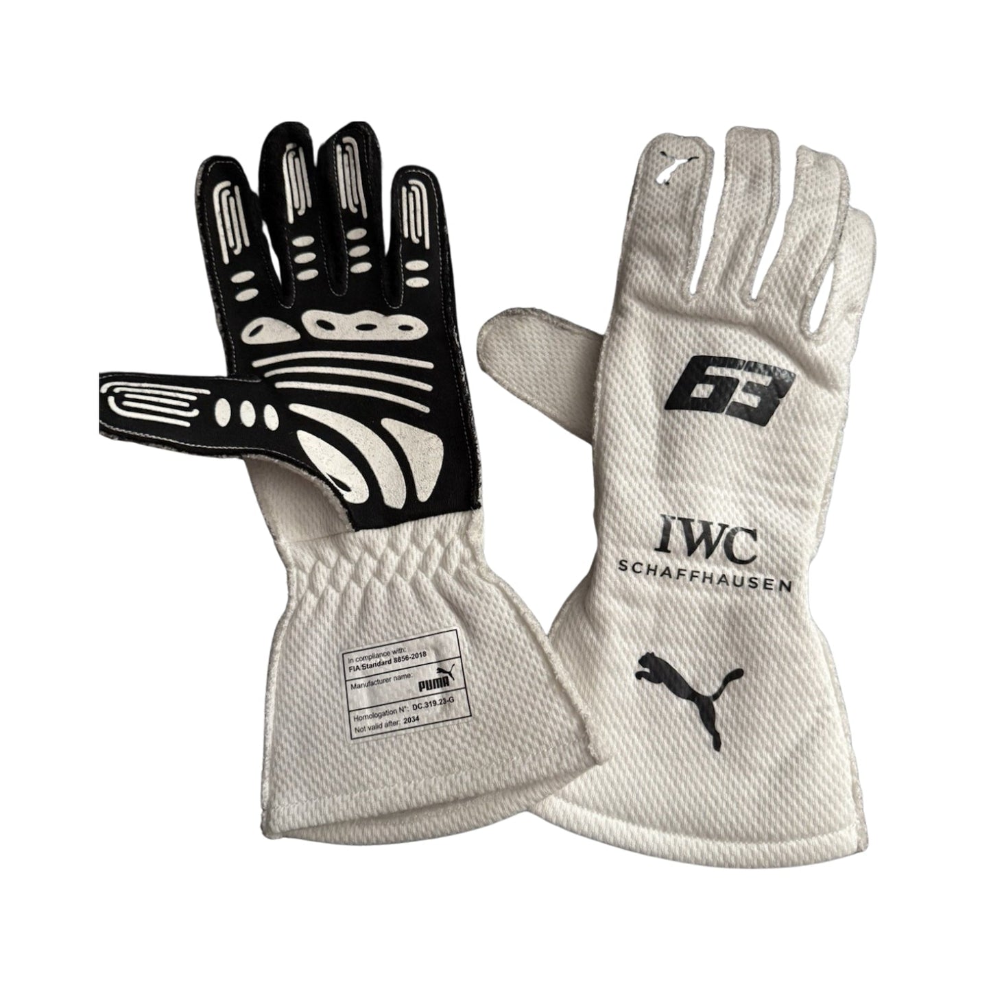 2024 George Russell Qatar GP Racing Gloves Team F1 Mercedes