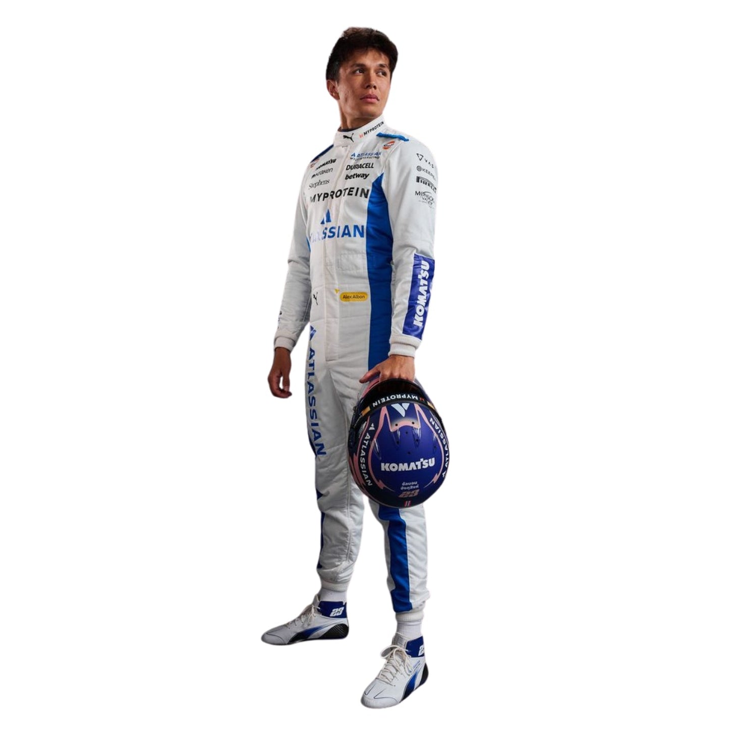 2025 Alexander Albon Racing Costume Team F1 Williams