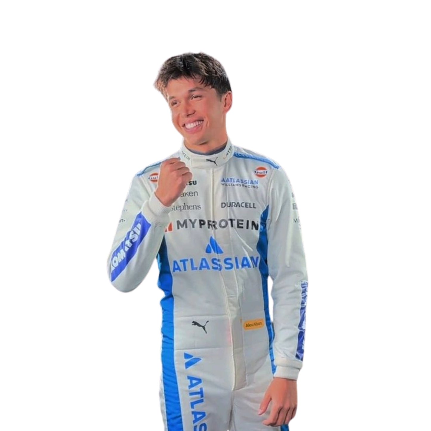 2025 Alexander Albon Racing Costume Team F1 Williams
