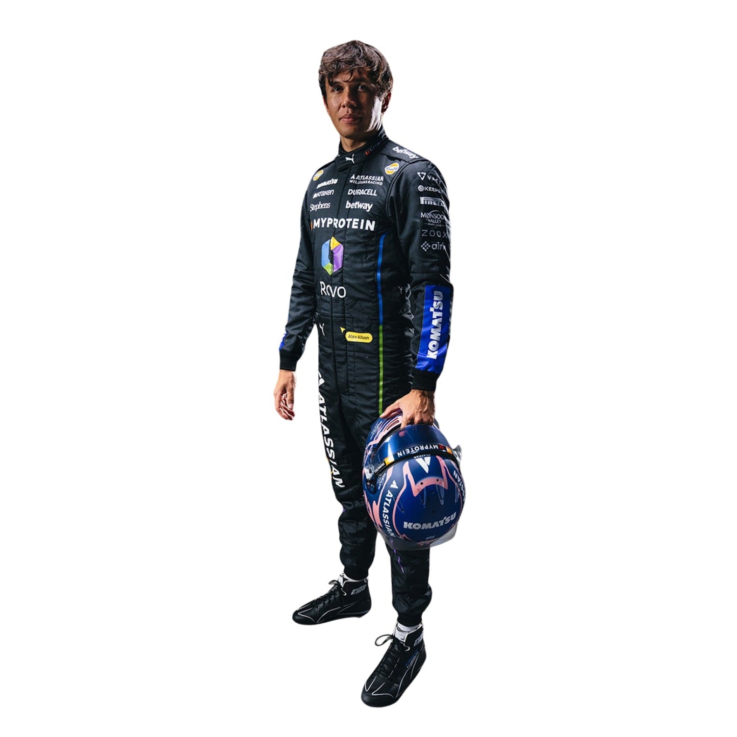 2025 Alexander Albon Racing Costume Team F1 Williams Las Vegas GP
