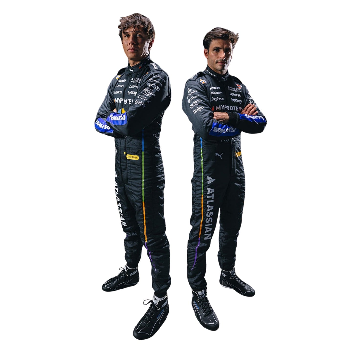 2025 Alexander Albon Racing Costume Team F1 Williams Las Vegas GP