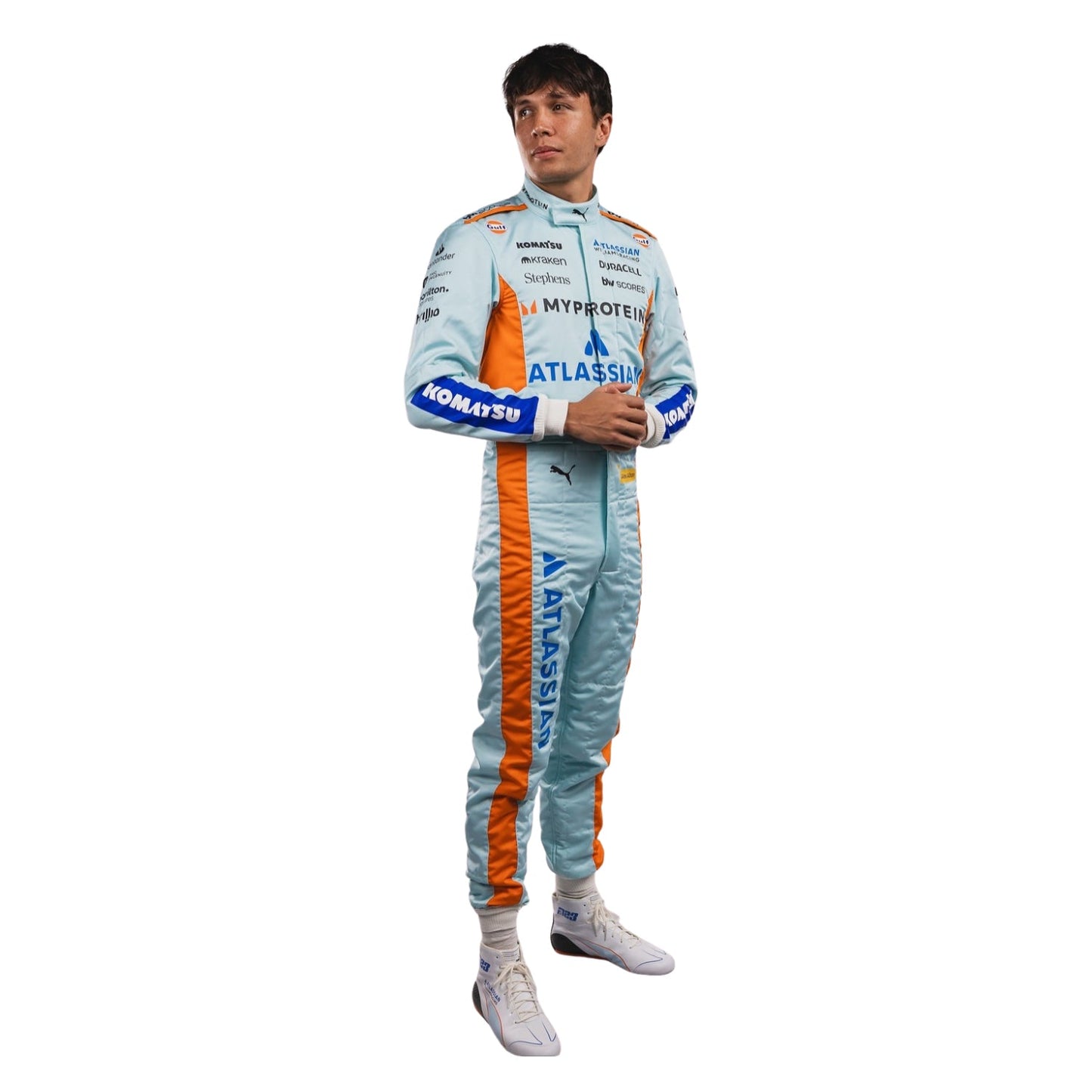 2025 Alexander Albon Racing Costume Team F1 Williams Sao Paul GP