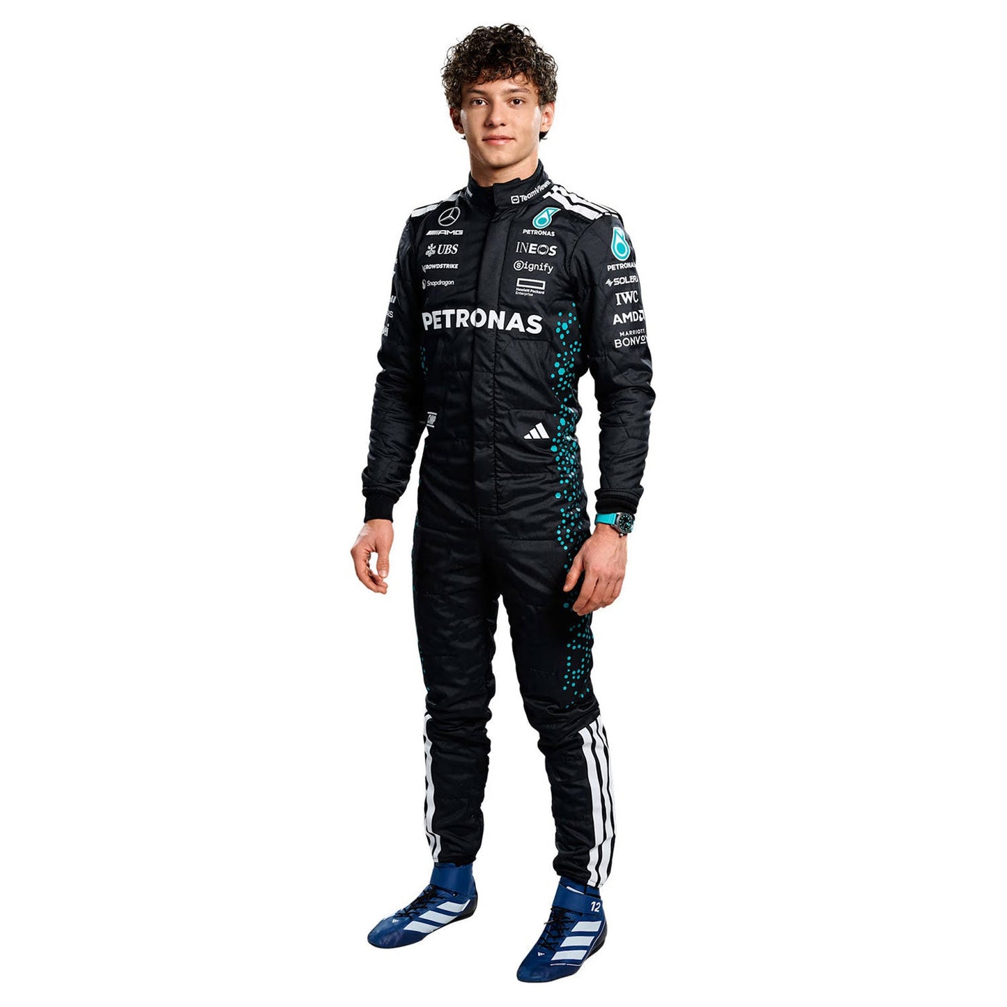 2025 Andrea Kimi Antonelli Racing Costume Team F1 Mercedes