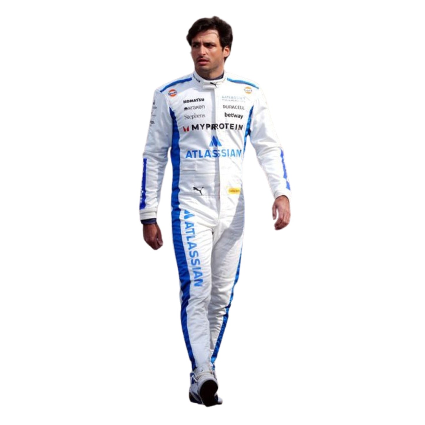2025 Carlos Sainz Racing Costume Team F1 Williams
