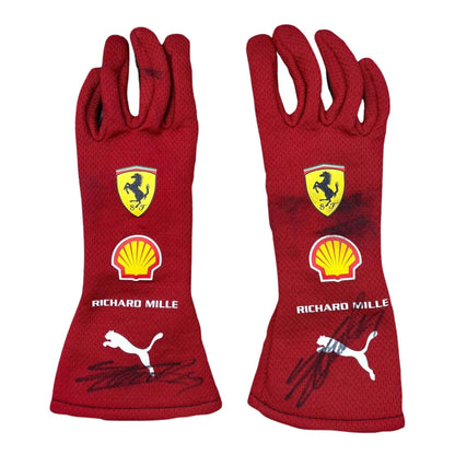 2025 Charles Leclerc Racing Gloves Team F1 Ferrari Kartx Gear