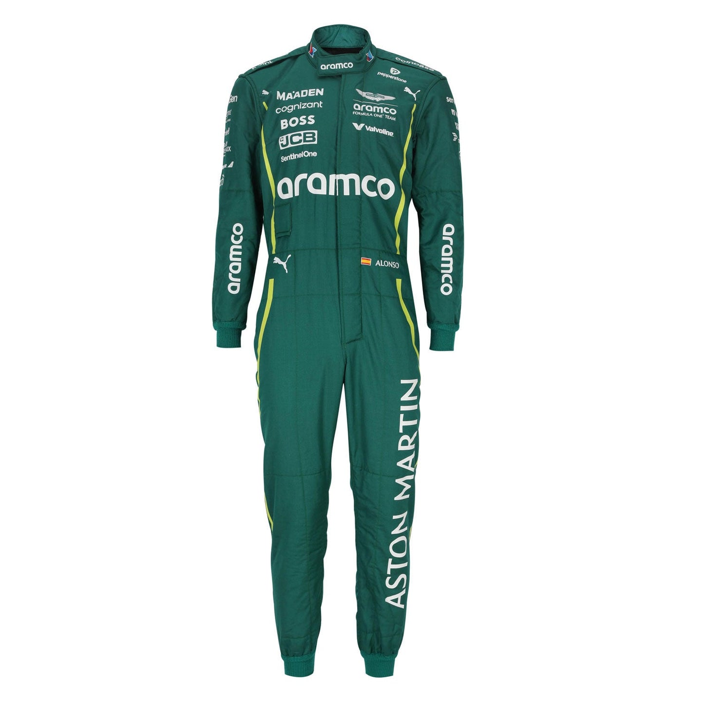 2025 Fernando Alonso Racing Costume Team F1 Aston Martin