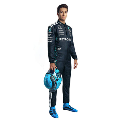 2025 George Russell Racing Costume Team F1 Mercedes