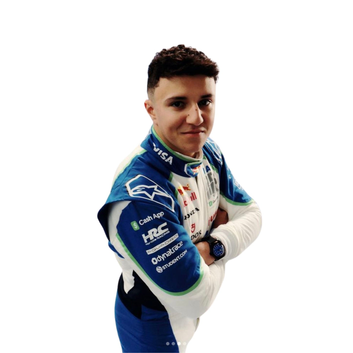 2025 Isack Hadjar Racing Costume Team F1 Racing Bulls