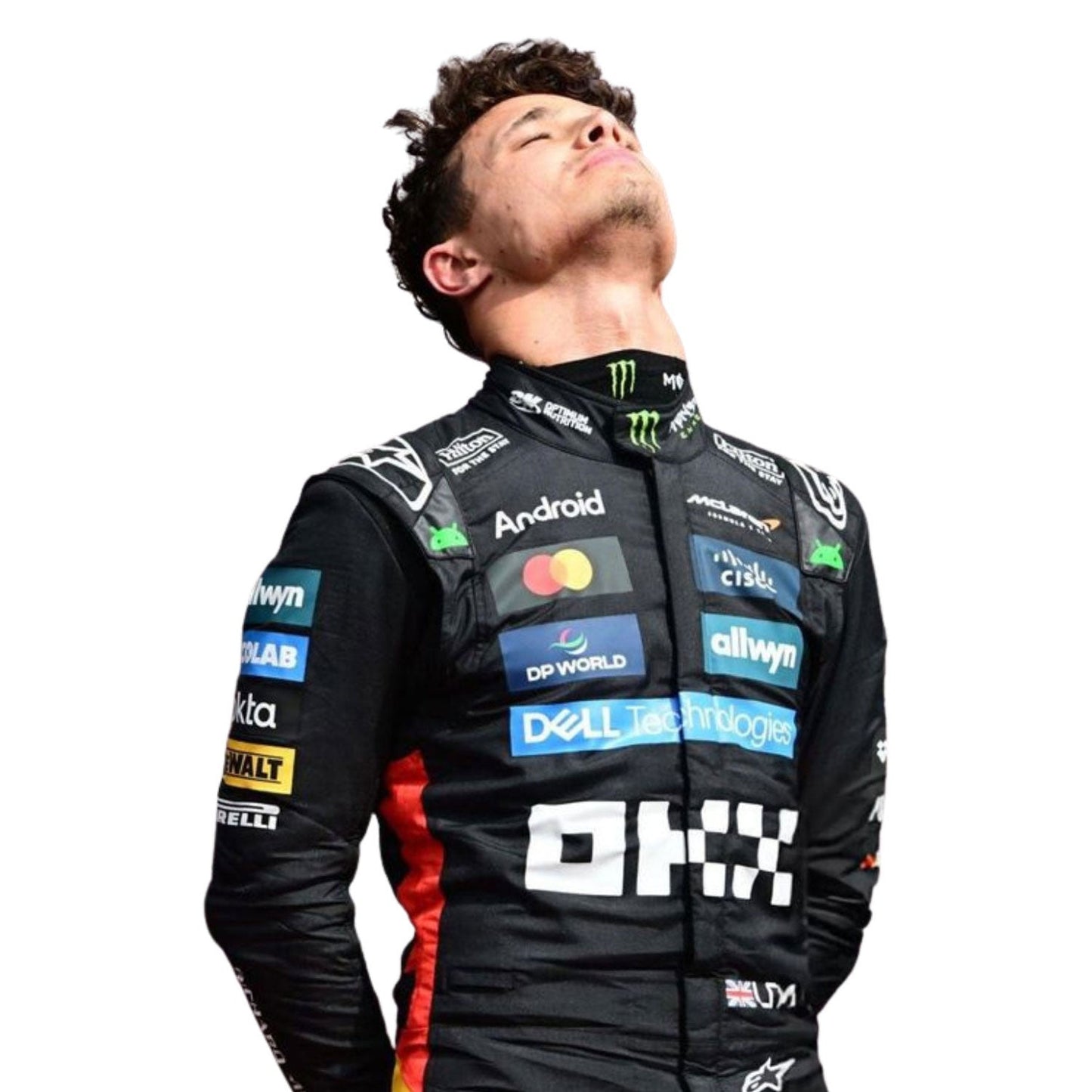 2025 Lando Norris Racing Costume Team F1 McLaren Silverstone British GP