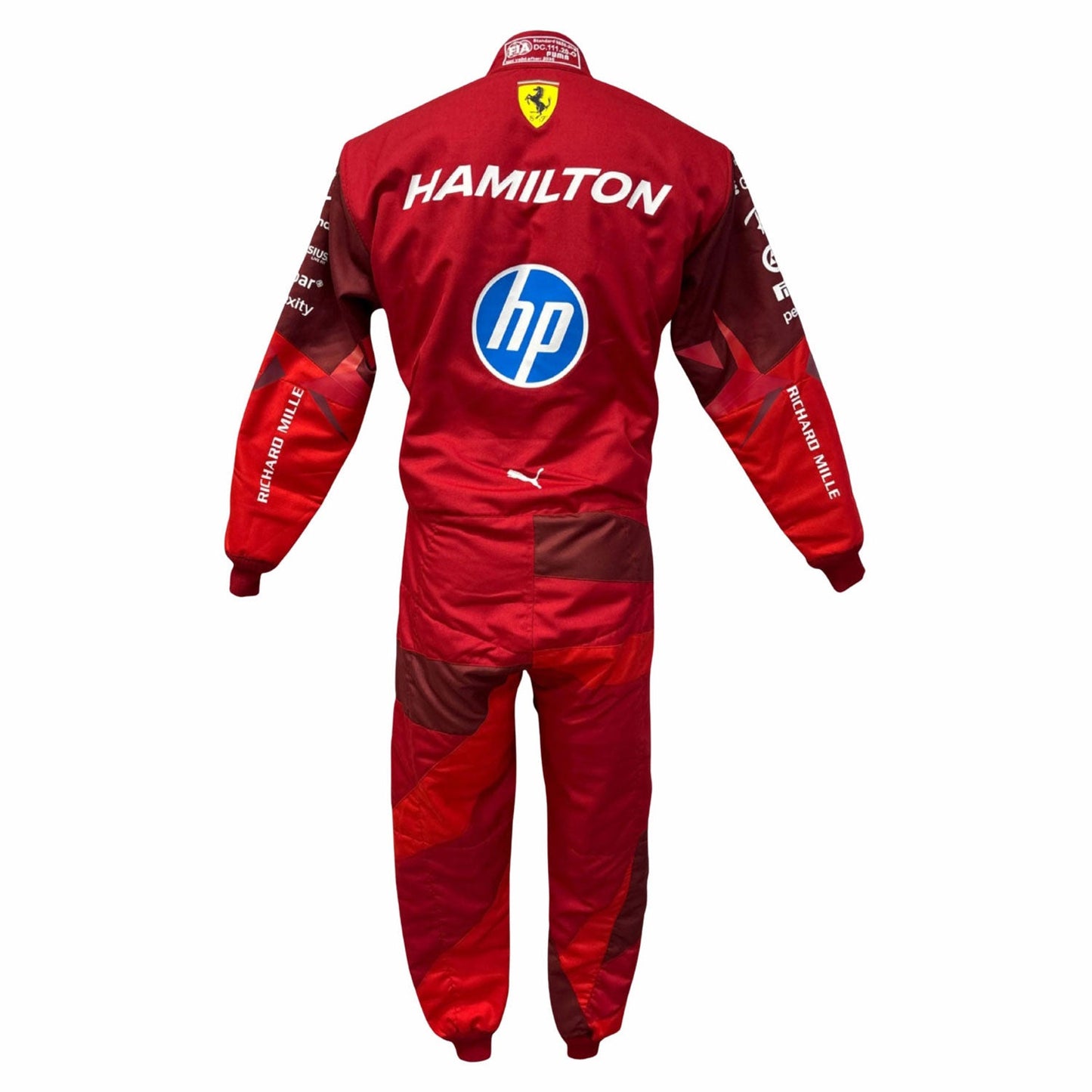 2025 Lewis Hamilton Racing Costume Team F1 Ferrari Las Vegas GP