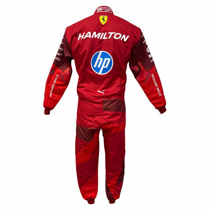 2025 Lewis Hamilton Racing Costume Team F1 Ferrari Las Vegas GP