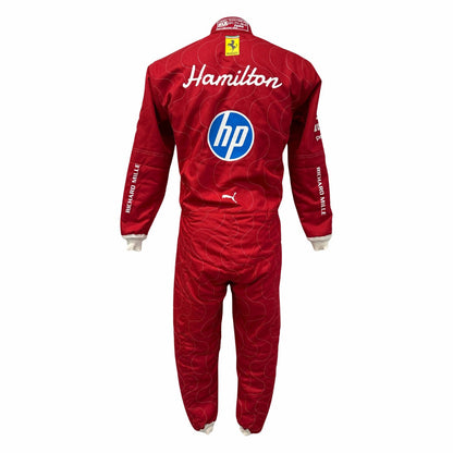 2025 Lewis Hamilton Racing Costume Team F1 Ferrari Monza GP