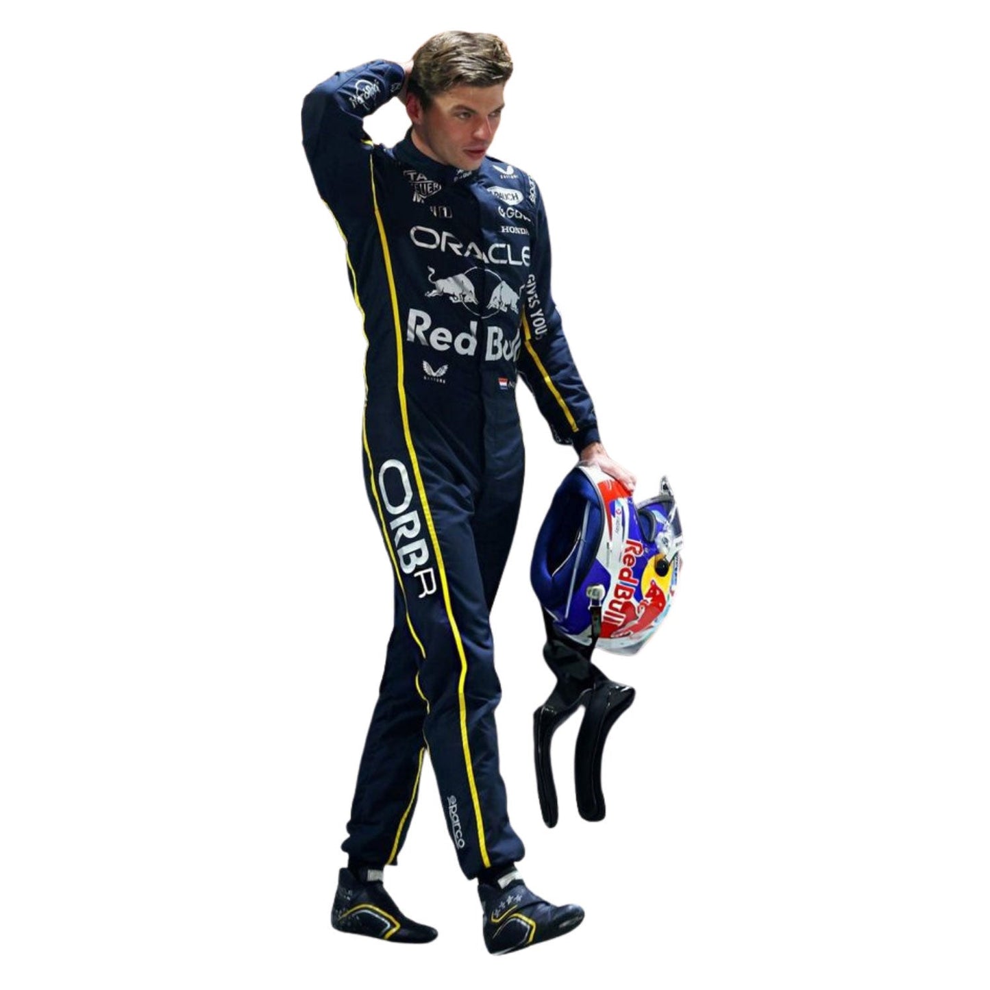 2025 Max Verstappen Racing Costume Team F1 Red Bull Las Vegas GP