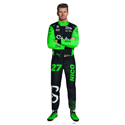 2025 Nico Hulkenberg Racing Costume Team F1 Kick Sauber