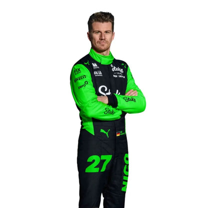 2025 Nico Hulkenberg Racing Costume Team F1 Kick Sauber
