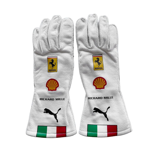 2025 Lewis Hamilton Monza GP Racing Gloves Team F1 Ferrari Kartx Gear