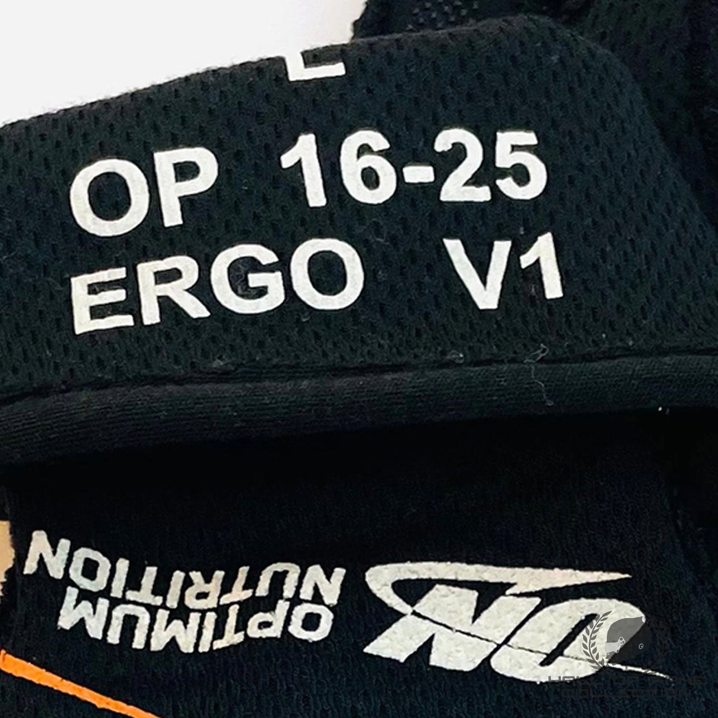 Black 2025 Oscar Piastri Gloves Team F1 McLaren racing gloves with text and branding - Kartx Gear