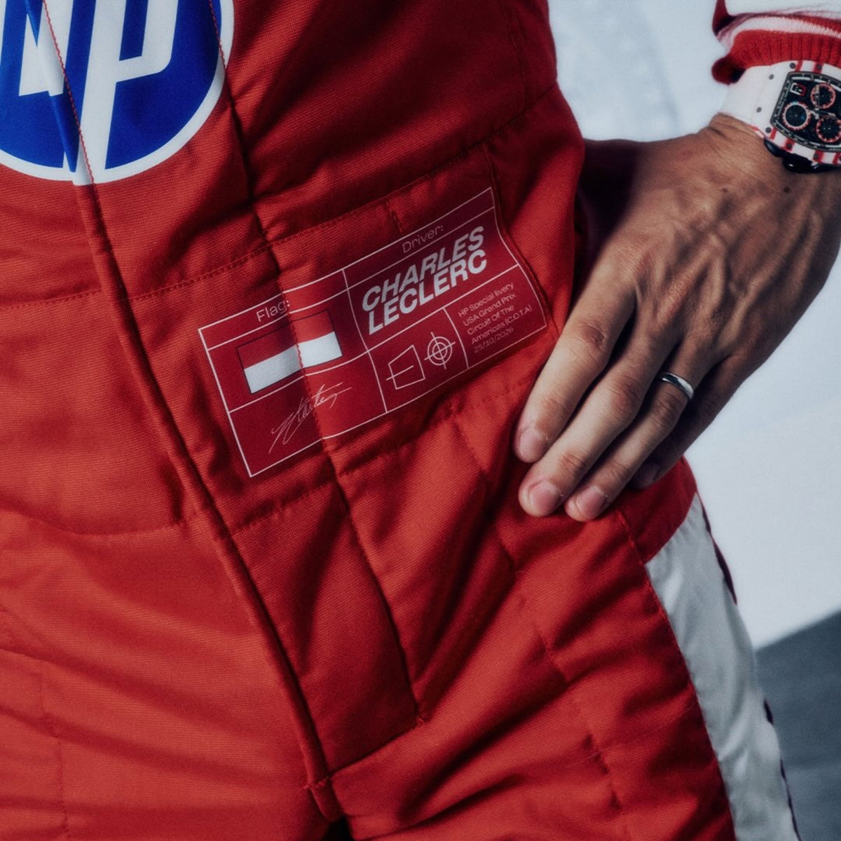 2026 Charles Leclerc Racing Costume Team F1 Ferrari USGP