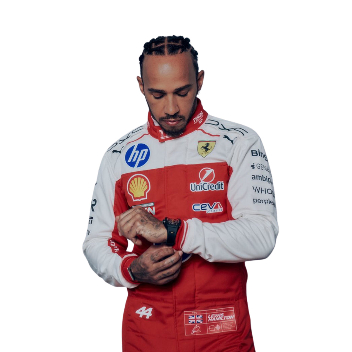 2026 Lewis Hamilton Racing Costume Team F1 Ferrari USGP