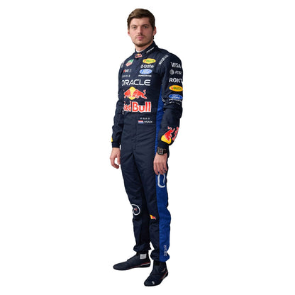 Max Verstappen wearing a 2026 Red Bull F1 racing suit - Kartx Gear 
