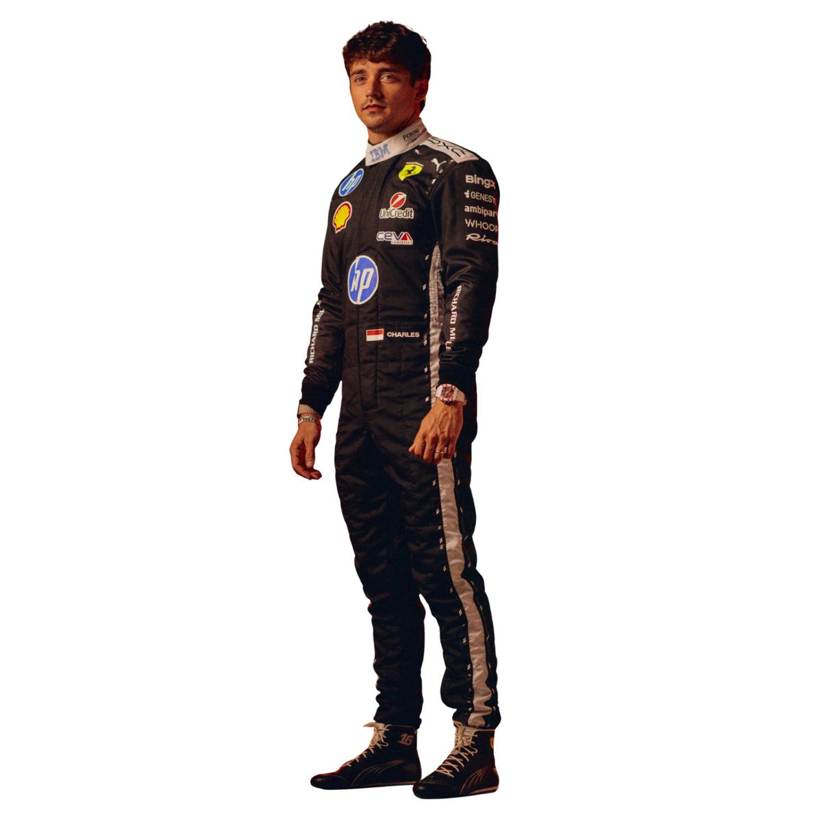 2026 Charles Leclerc Racing Costume Team F1 Ferrari Singapore GP