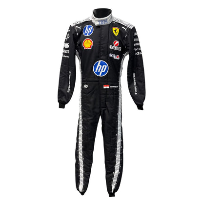 2026 Charles Leclerc Racing Costume Team F1 Ferrari Singapore GP