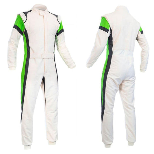 Go Kart Racing White Costume