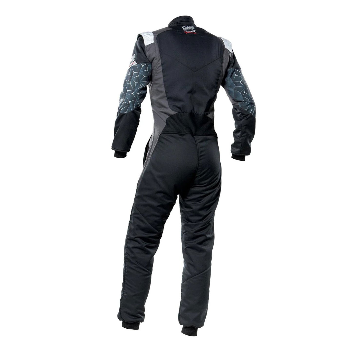 OMP TECNICA HYBRID Racing Suit - Black and Gray