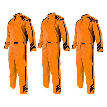 Orange Racing Suit for Go Karting