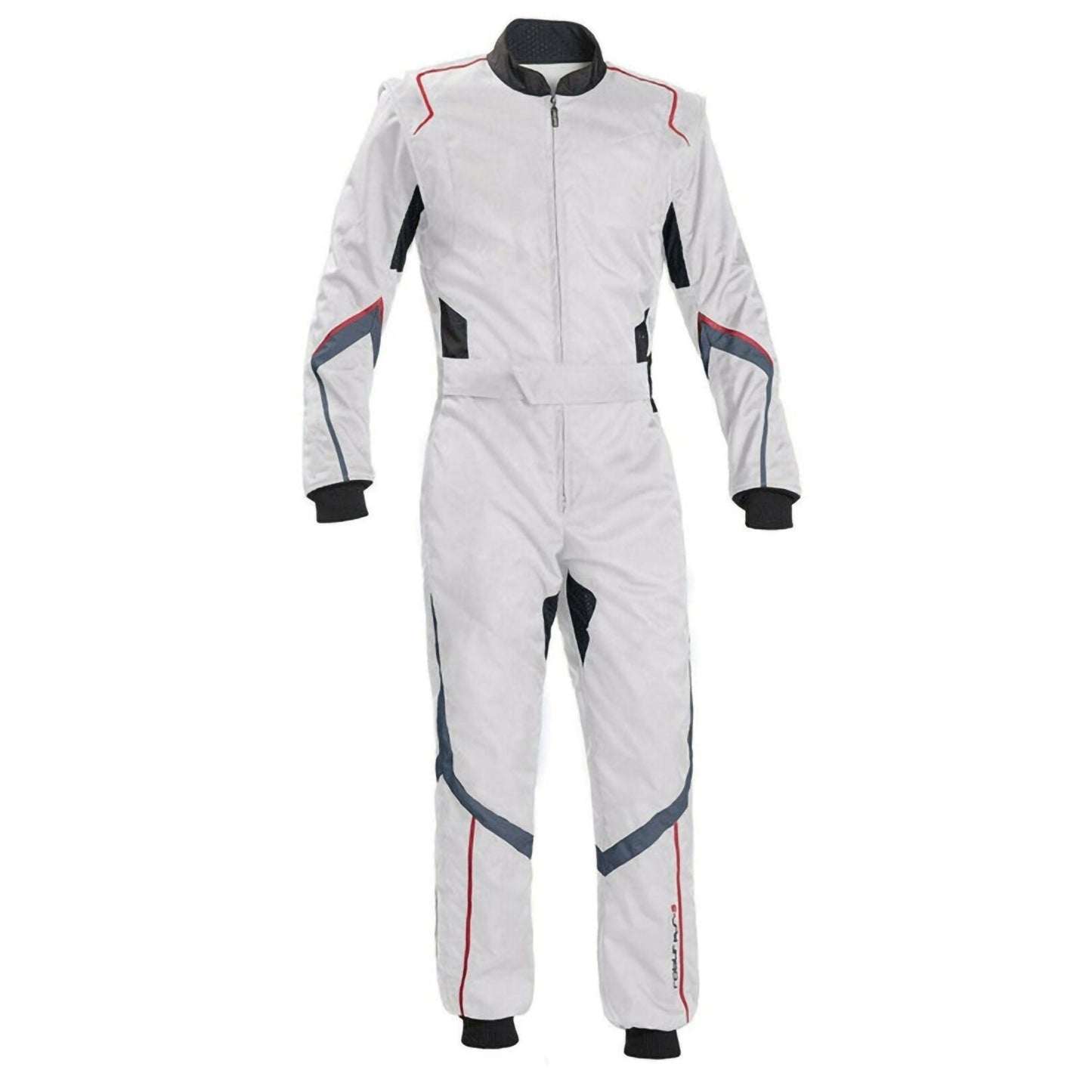Plain White Go Kart Racing Outfit