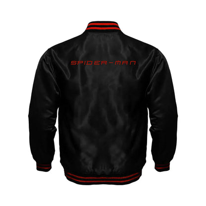 Spiderman satin Varsity Jacket