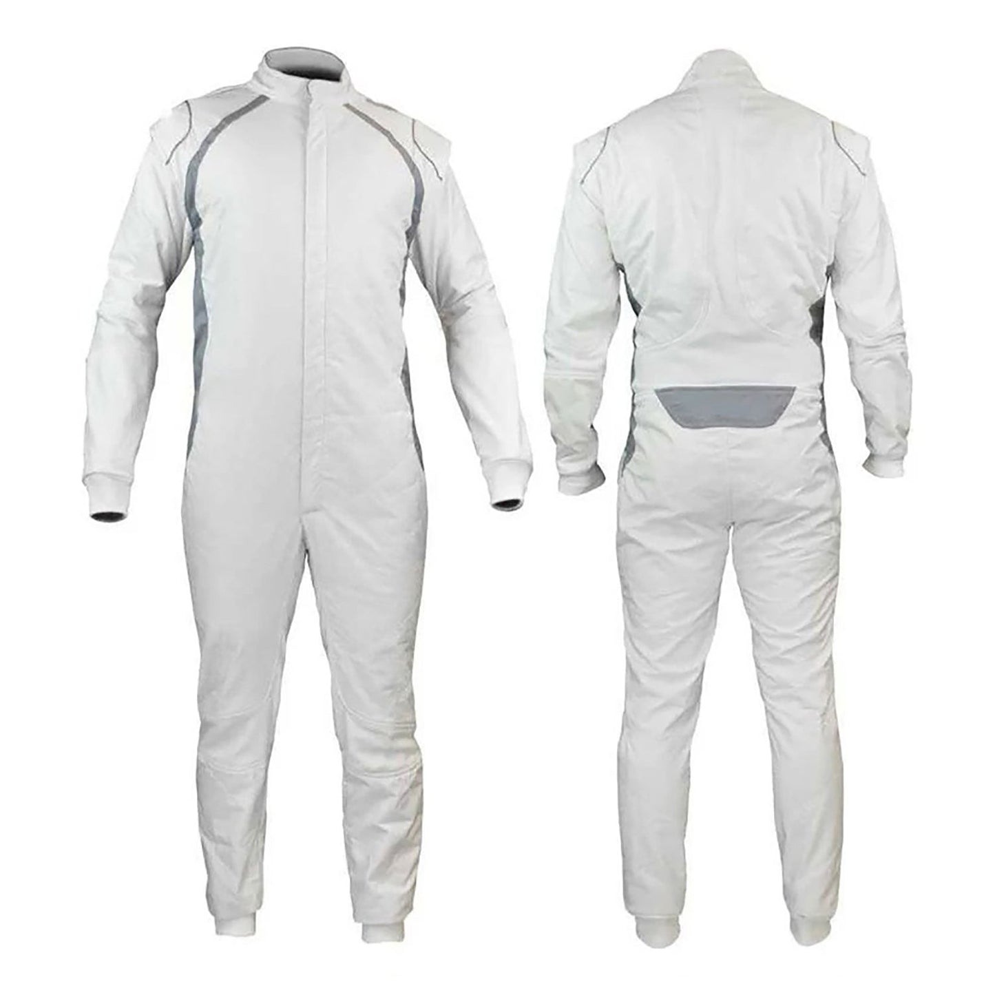 White Karting Racing Costume