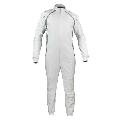 White Karting Racing Costume