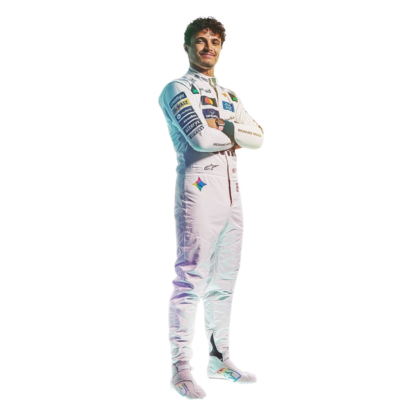 2026 Lando Norris Racing Costume Team F1 McLaren Silverstone British GP
